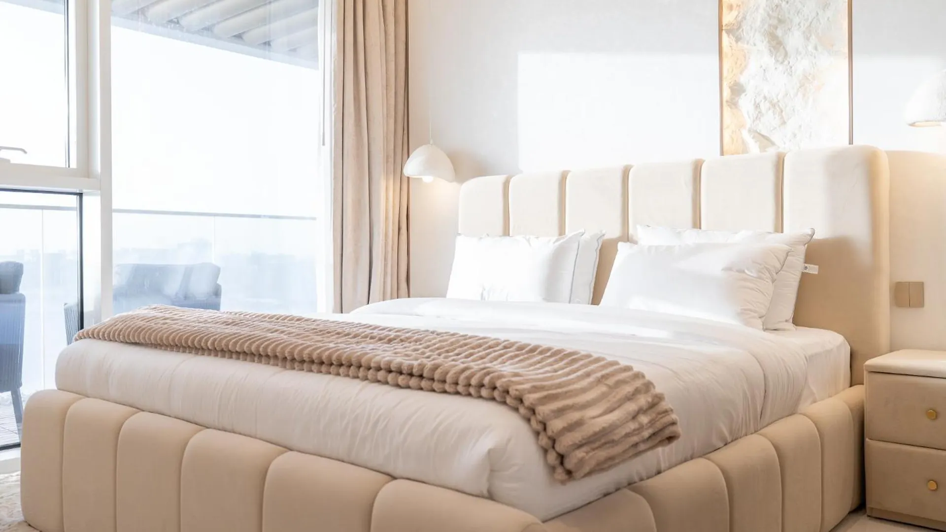 Apartmán Grand Bleu I Private Beach I Palm Jumeirah, Sea & Sky Views I Infinity Pool I Ps5 I By Skyline Serenity Dubaj Spojené arabské emiráty